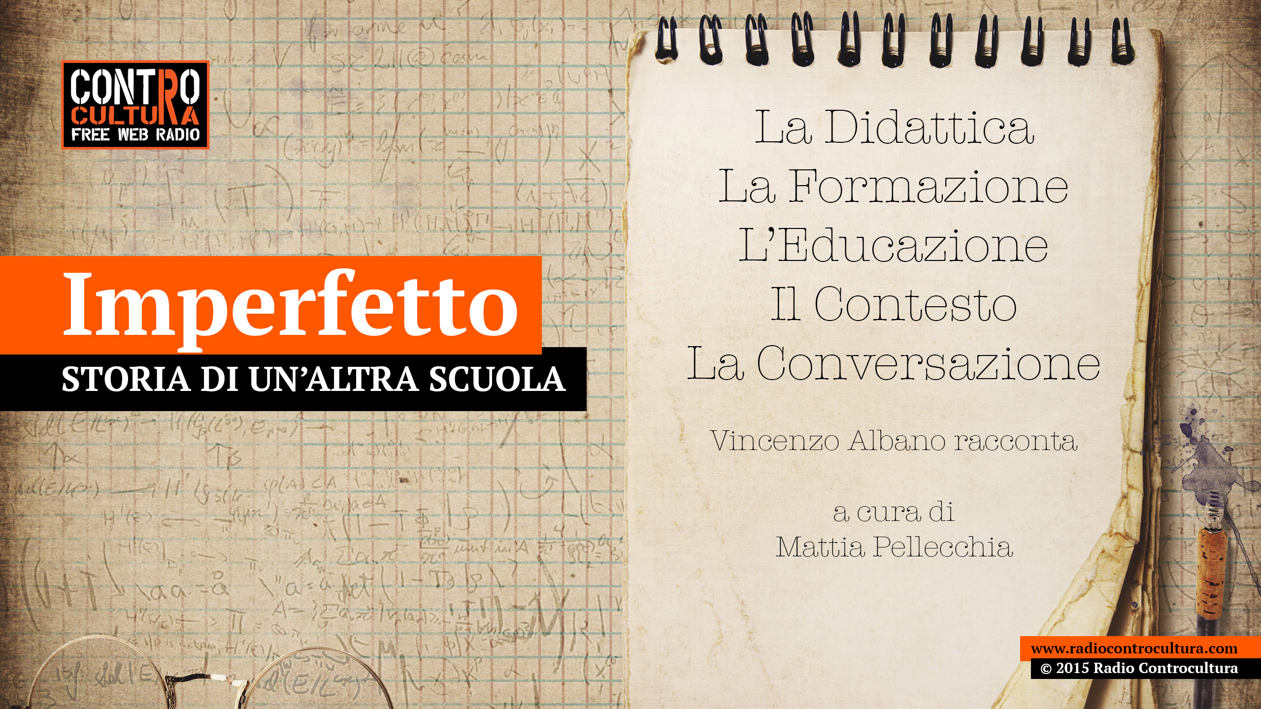 Radio Controcultura imperfetto scuola insegnare storia albano logo free web